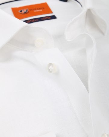 Suitable Shirt Linen White D81-13