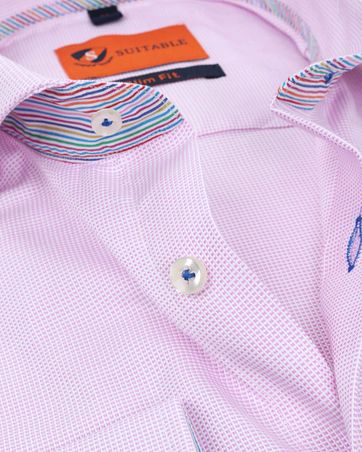 Suitable Shirt Pinpoint Pink 174-4