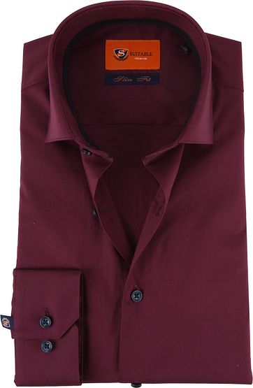 Suitable Shirt SF Bordeaux