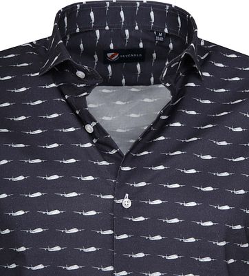 Suitable Shirt SG5 Airplane Navy