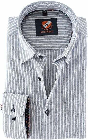 Suitable Shirt Stripe 157-4