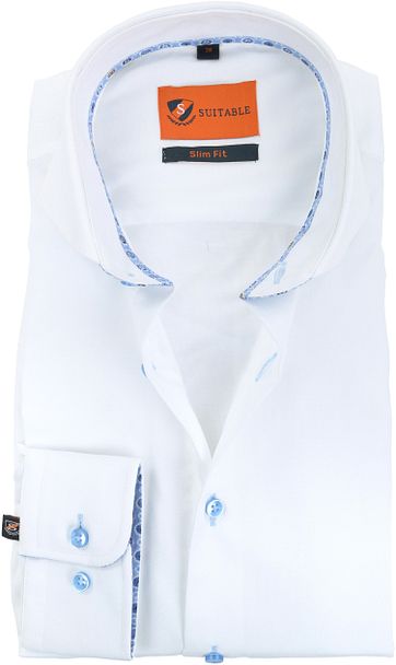 Suitable Shirt White CAW 174-1