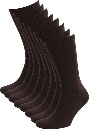 Suitable Socks Brown 8-Pack