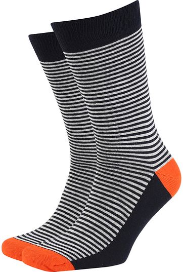 Suitable Sokken Navy/Wit