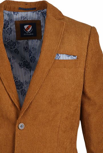 Suitable Tarm Blazer Corduroy Karamell