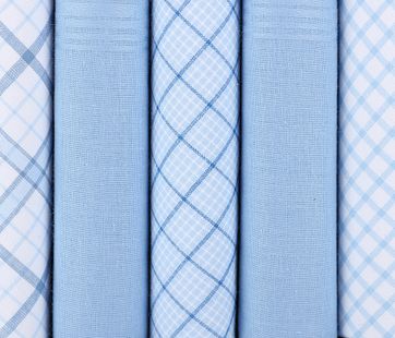Suitable Taschentücher Blau Kariert