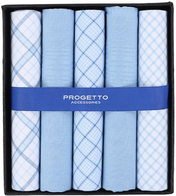 Suitable Taschentücher Blau Kariert