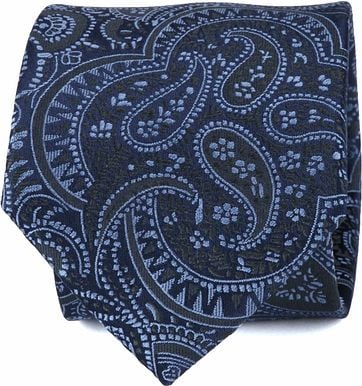 Suitable Tie Paisley Blue
