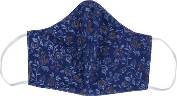 Suitable Uitwasbaar Mondkapje Bloemen Navy