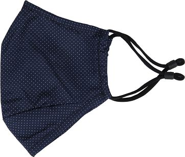 Suitable Uitwasbaar Mondkapje Stippen Navy