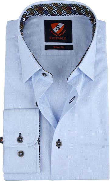 Suitable Wesley Overhemd Lichtblauw