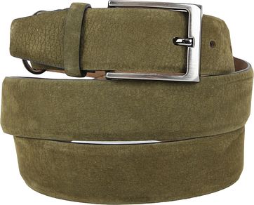Suitable Wildleder Gürtel Dunkelgrün