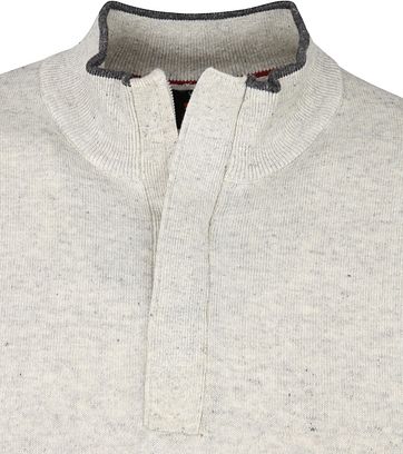 Suitable Yumm Half Zip Pullover Beige