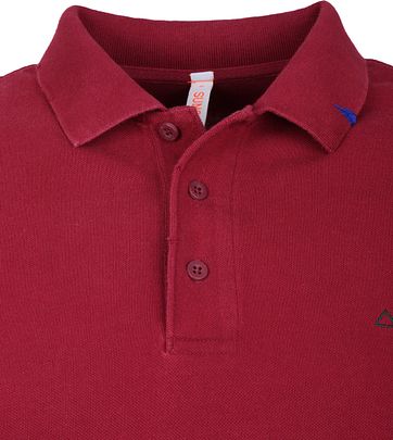 Sun68 Polo Vintage Bordeaux