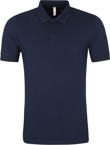 Sun68 Poloshirt Cold Dye Navy