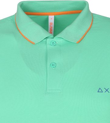 Sun68 Poloshirt Small Stripes Grun