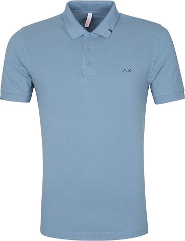 Sun68 Poloshirt Vintage Solid Blau
