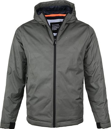 Sunstripes Jacket Padded Fly Army