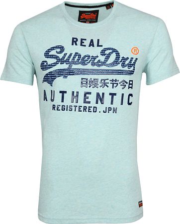 Superdry Authentic T-Shirt Pastel Green