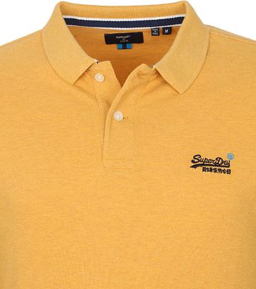Superdry Classic Pique Polo Okergeel