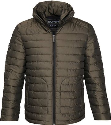 Superdry Fuji Double Zip Jacket Dark Green