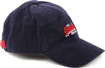 Superdry Orange Label Twill Cap Navy