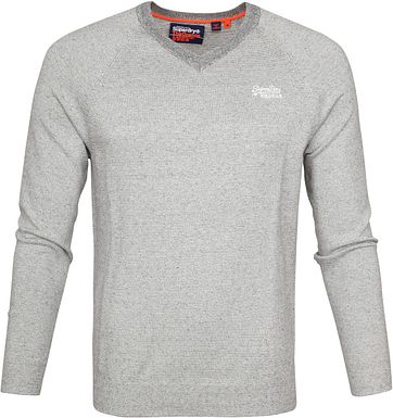 Superdry Pullover V-neck Grey