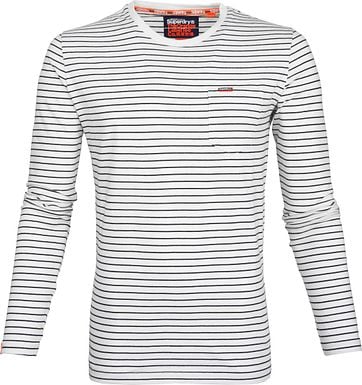 Superdry T-Shirt Longsleeve White