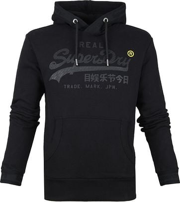 superdry black sweatshirt