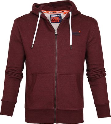 Superdry Vest Burgundy Bordeaux