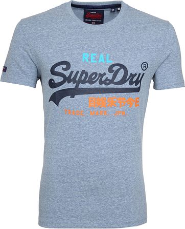 Superdry Vintage T-Shirt Logo Grey