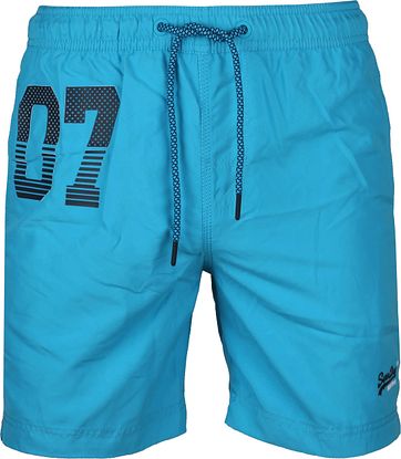 Superdry Zwembroek Water Polo Blauw