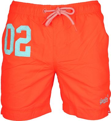 Superdry Zwembroek Water Polo Oranje superdry kopen in de aanbieding