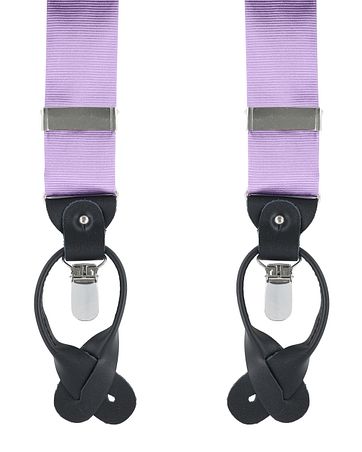Suspenders Silk Lila F26