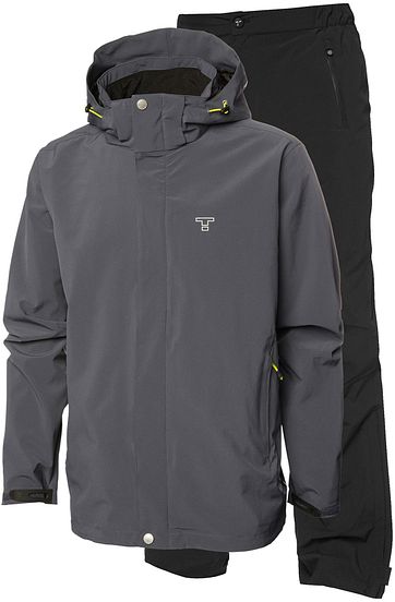 Tenson Biscaya Set Regen Anzug Grau