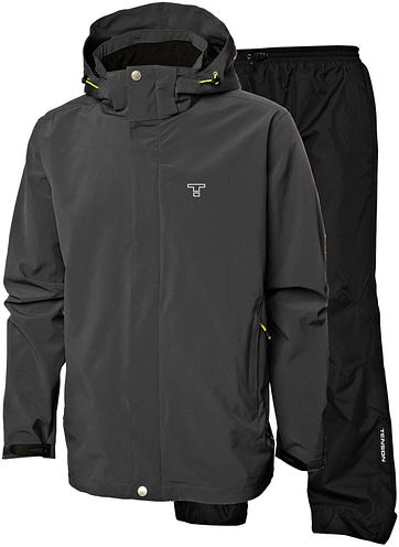 Tenson Biscaya Set Regen Anzug Schwarz