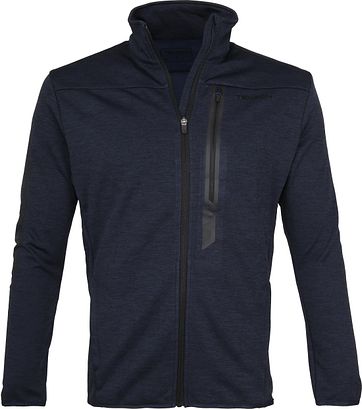 Tenson Fleece Cardigan Njord Navy