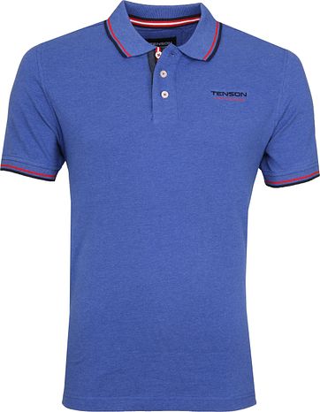 Tenson Poloshirt Barney Indigo tenson kopen in de aanbieding