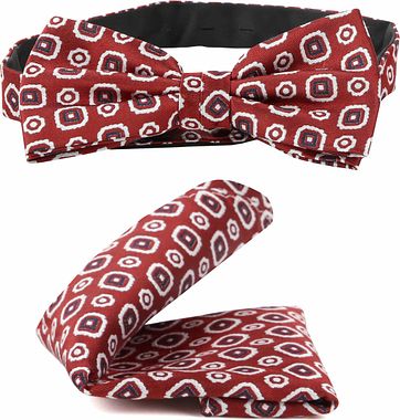 Tie + Pocket Red F91-17