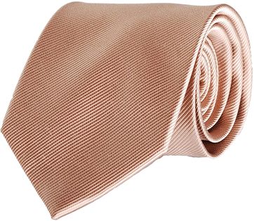 Tie silk Beige Uni F54