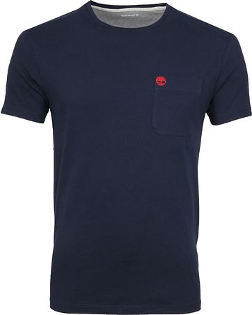 Timberland Dunstan T Shirt Navy timberland kopen in de aanbieding