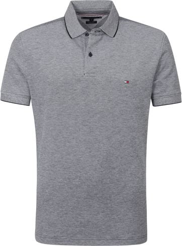 grey tommy hilfiger polo shirt