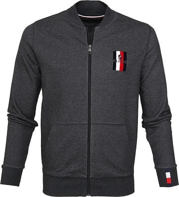 tommy hilfiger baseball sweater