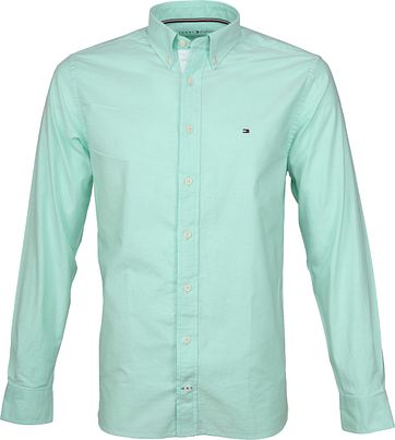Tommy Hilfiger Gr&uuml;n Oxford Hemd