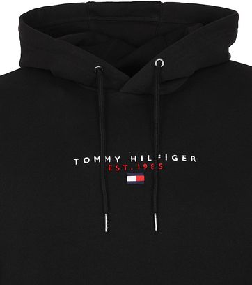 Tommy Hilfiger Hoodie Essential Zwart