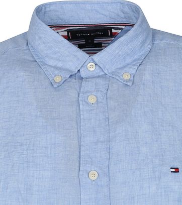 Tommy Hilfiger Linen Shirt Light Blue