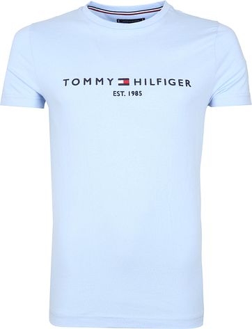 Tommy Hilfiger Logo T-shirt Hell Blau
