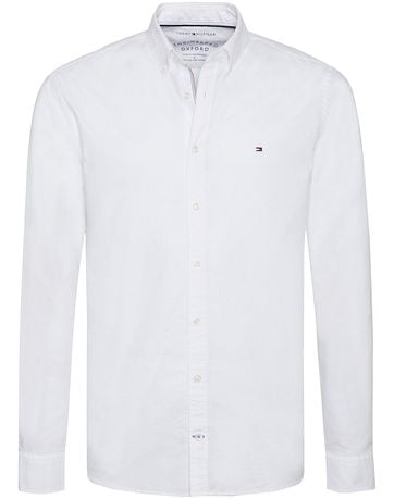 Tommy Hilfiger Overhemd Oxford Wit