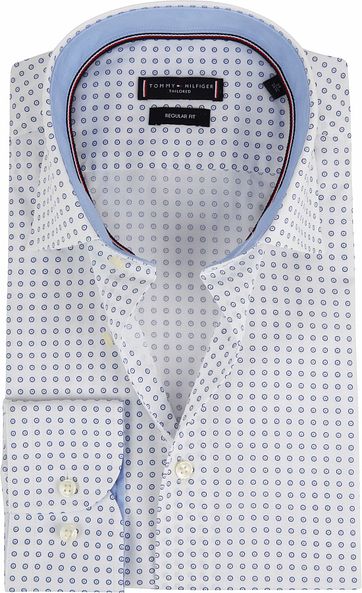 Tommy Hilfiger Overhemd Poplin Blauw