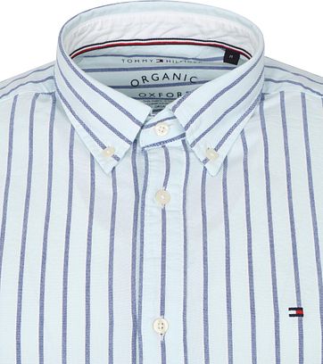 Tommy Hilfiger Oxford Shirt Stripes Light Blue